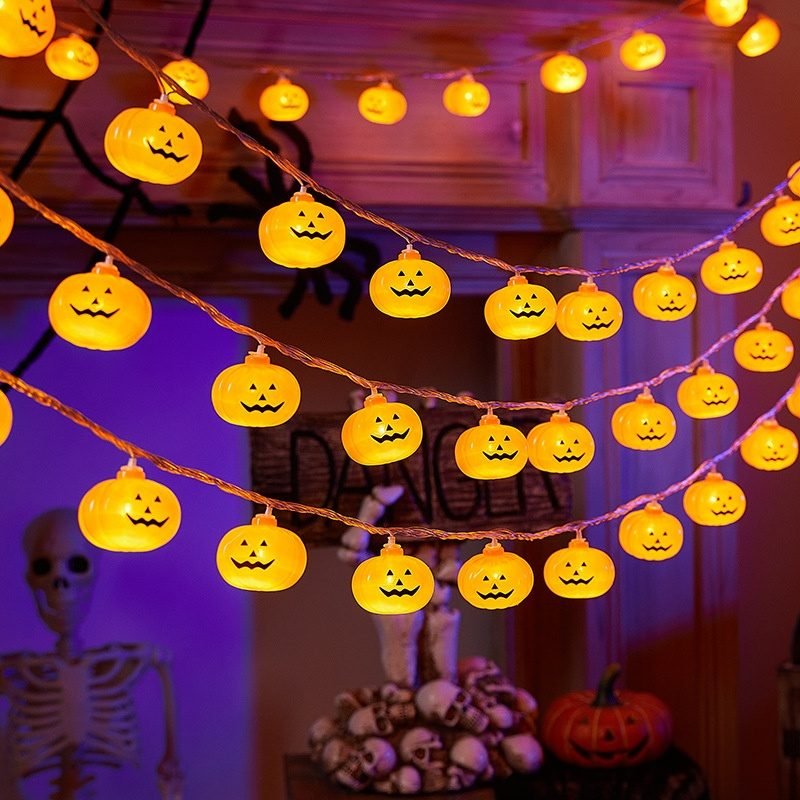 Luces de Cadena LED Calabaza Halloween