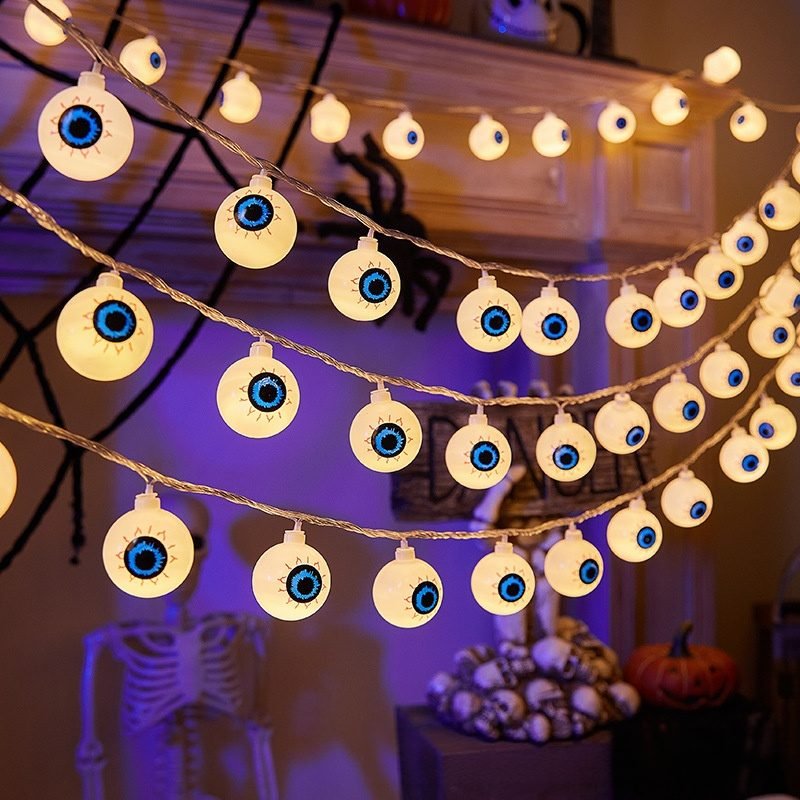 Luces LED Ojos de Fantasma Halloween